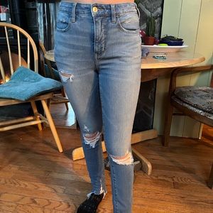 High-Rise Skinny Jeans Size 4